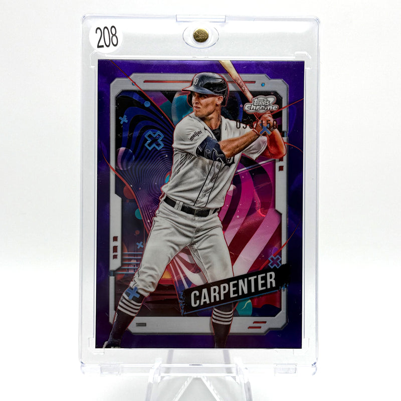 2024 Topps Cosmic Chrome Kerry Carpenter #48 Purple Nebula /150 Tigers