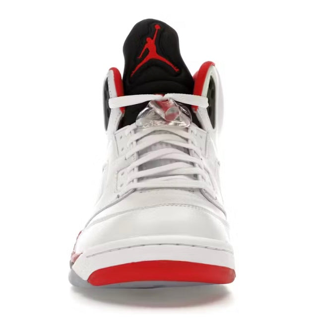 Jordan 5 Retro Fire Red Black Tongue (2025)