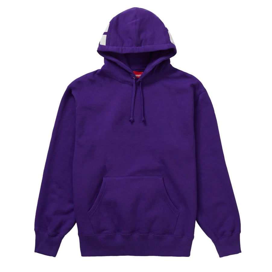 Supreme Rib Hooded Sweatshirt Purple — United Kicks