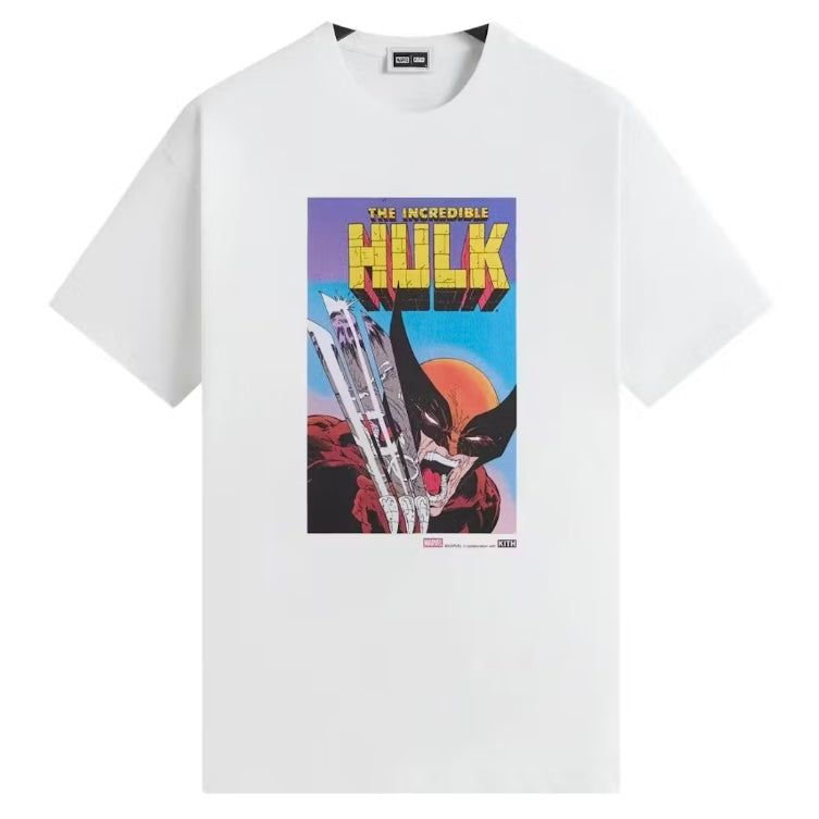 Kith x Marvel Hulk Vintage Tee White