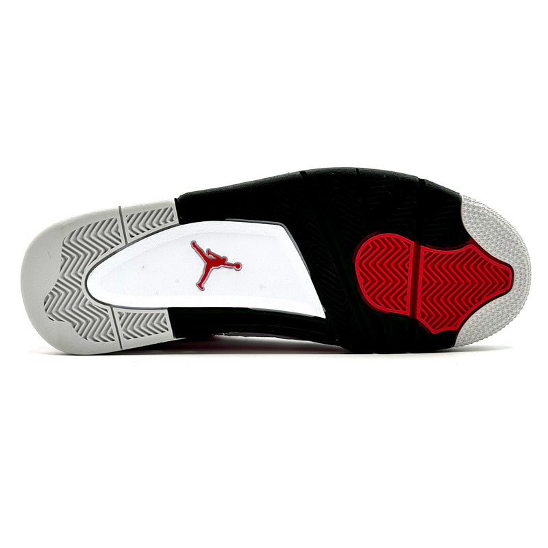 シューズ(男性用) AIR JORDAN 4 RETRO Red Cement Air Jordan 4 Retro 'Red Cement' - White/Fire Red - DH6927