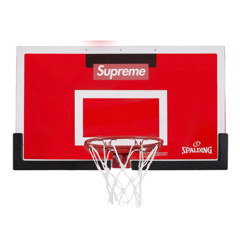 Supreme Spalding Mini Basketball Hoop Red