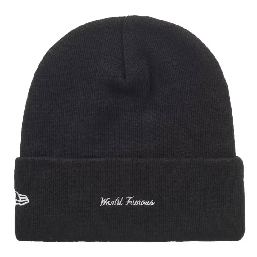 Supreme New Era Box Logo Beanie FW25 Black | Brand New — United Kicks