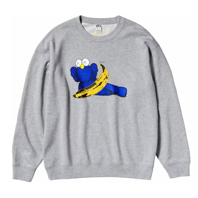 Uniqlo KAWS x Warhol Graphic 472951 Sweatshirt (Asia Sizing) Gray
