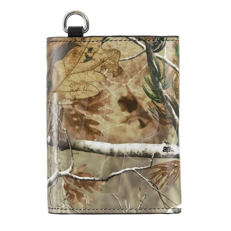 Supreme Leather Chain Wallet (FW25) Realtree Hardwoods Camo