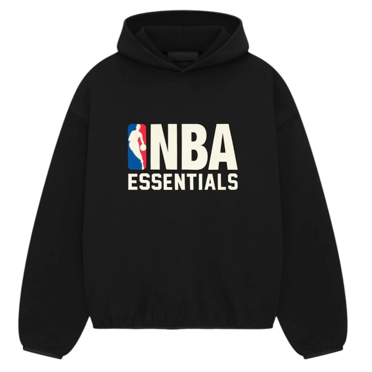 Fear of God Essentials NBA Hoodie Black