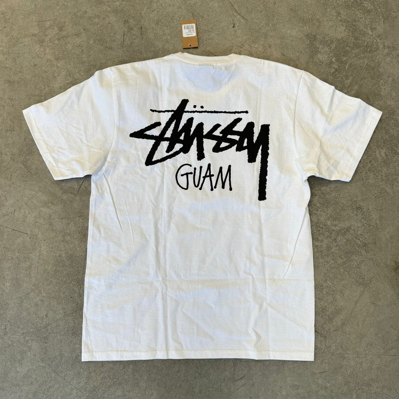 Stussy Stock Guam Tee White