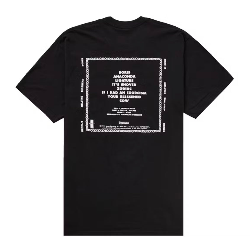 Supreme Melvins Bullhead Tee Black — United Kicks