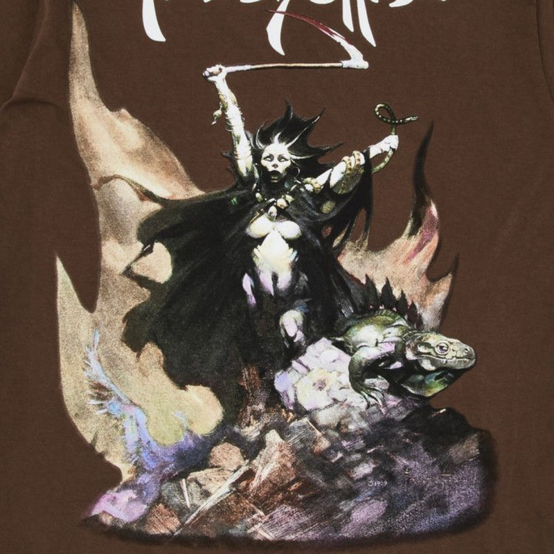 Supreme Frank Frazetta Woman With Scythe Tee Brown