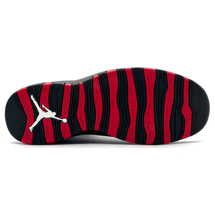 Jordan 10 blanco con rojo shop