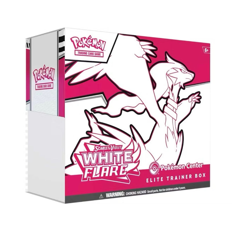 2025 Pokémon Scarlet & Violet White Flare Pokemon Center Elite Trainer Box