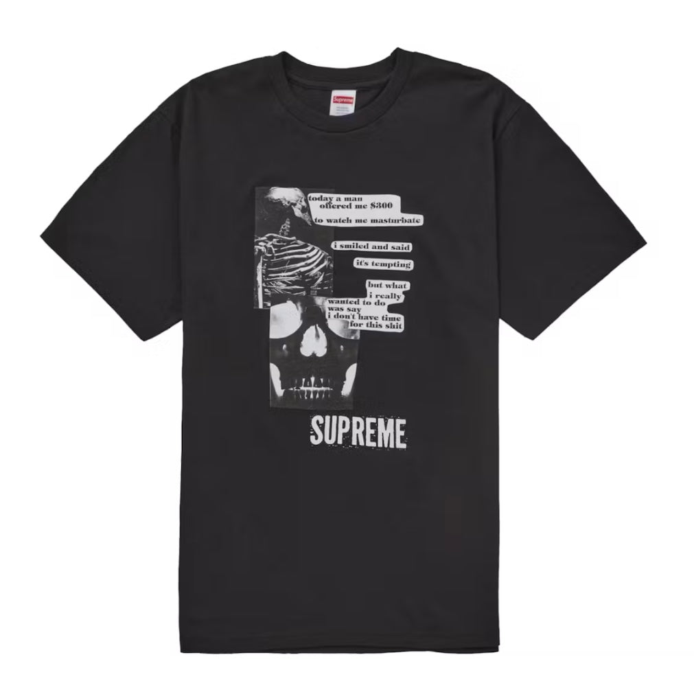 Supreme Anatomy Tee Black SS25 - Authentic Streetwear — United Kicks