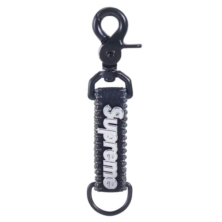 Supreme b.b Simon Denim Keychain Black