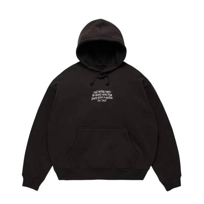 Stussy x Denim Tears New York Fishing Tour Hoodie Black