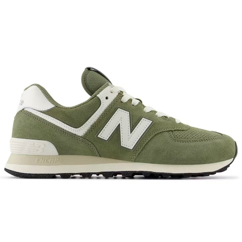 New Balance 574 Dark Olivine Sea Salt