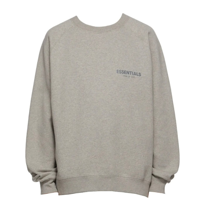 Fear Of God Essentials Core Collection Crewneck Dark Heather Oatmeal