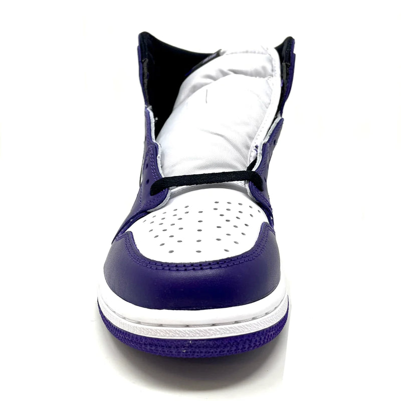 Jordan 1 Retro High Court Púrpura Blanco