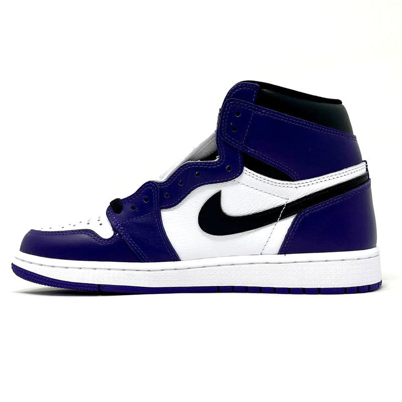 Jordan 1 Retro High Court Púrpura Blanco