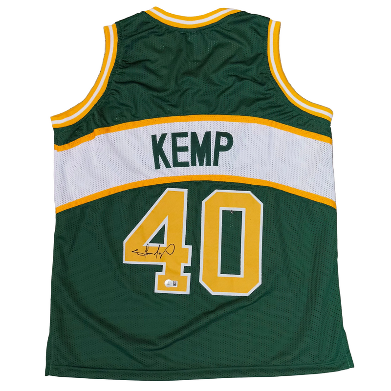 Shawn Kemp Seattle Supersonics Jersey Signed