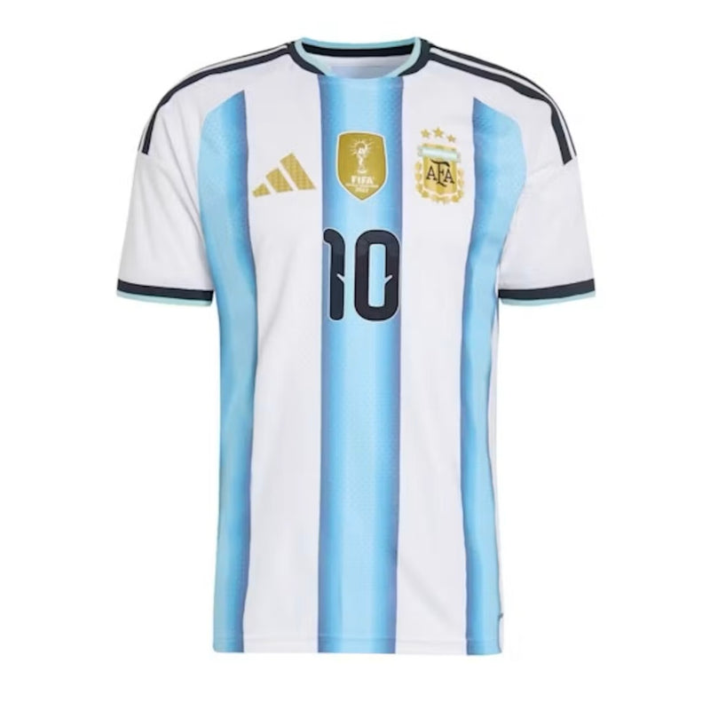 adidas Argentina 26 Home Authentic Messi Jersey White/Icey Blue/Light Blue