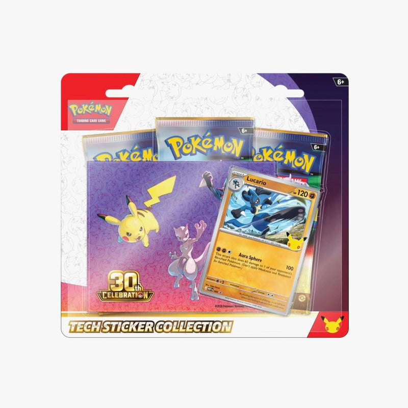 30th Celebration Tech Sticker Collection [Lucario] - ME: 30th Celebration (30C)