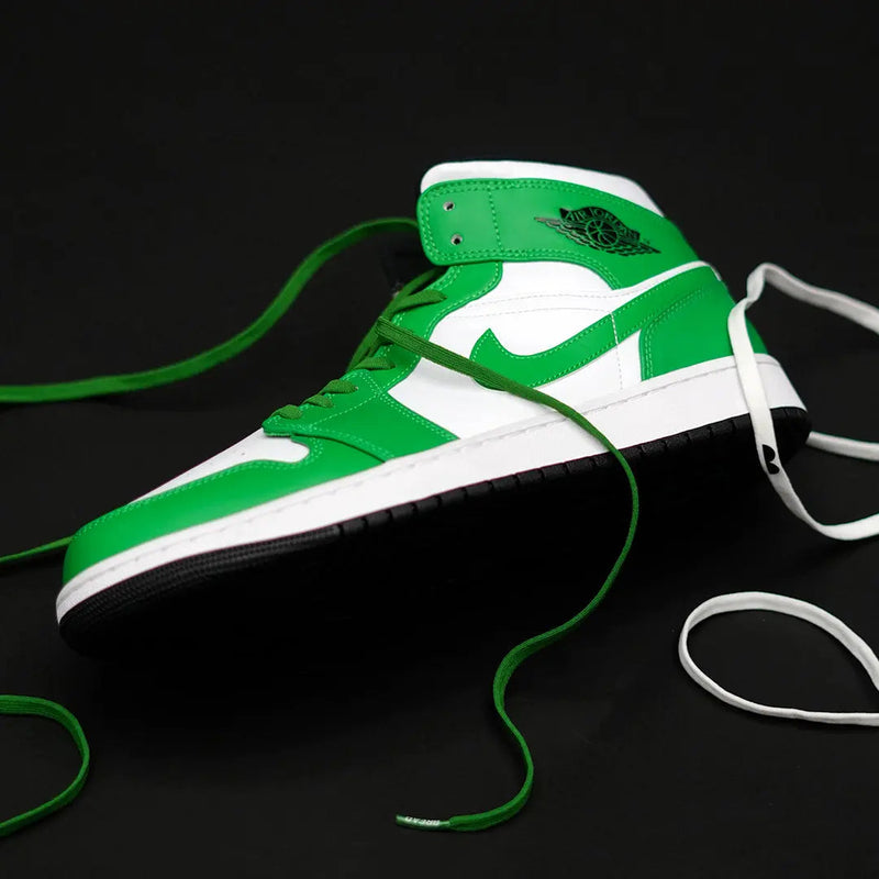 Bread Laces - Lucky Green Elastic Shoelaces
