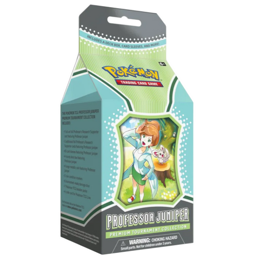 Pokémon trading card game Professor Jumpier packaging on a white background