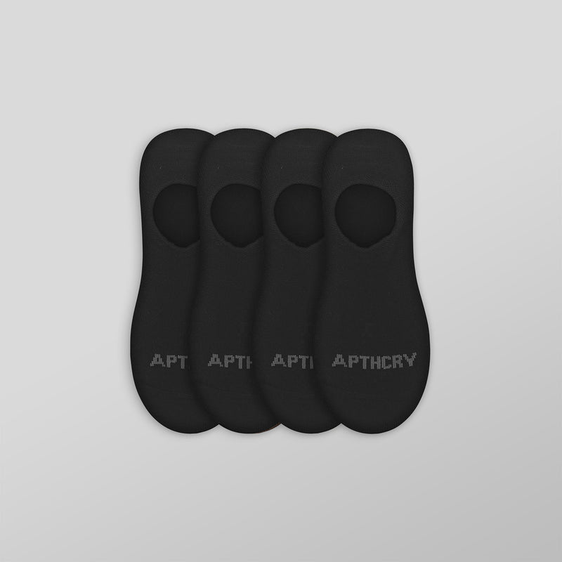 APTHCRY No Show - Black 4 Pack