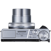 Top view of Canon PowerShot G7 X Mark III lens and control dial