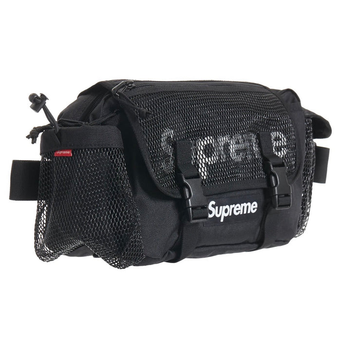 Supreme Black Shoulder Waist Bag SS20 Bape Box logo Stussy