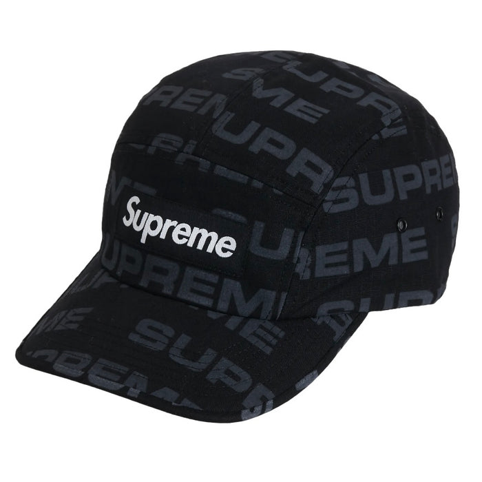 Supreme Reactive Print Camp Cap 'Black'