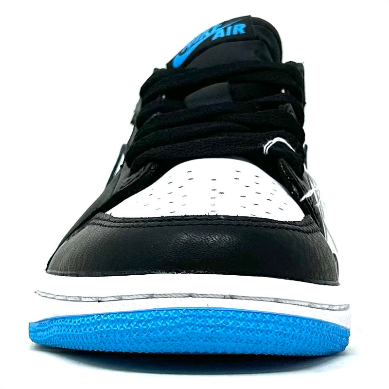 Air Jordan 1 Retro Low OG Negro Oscuro Azul (GS)
