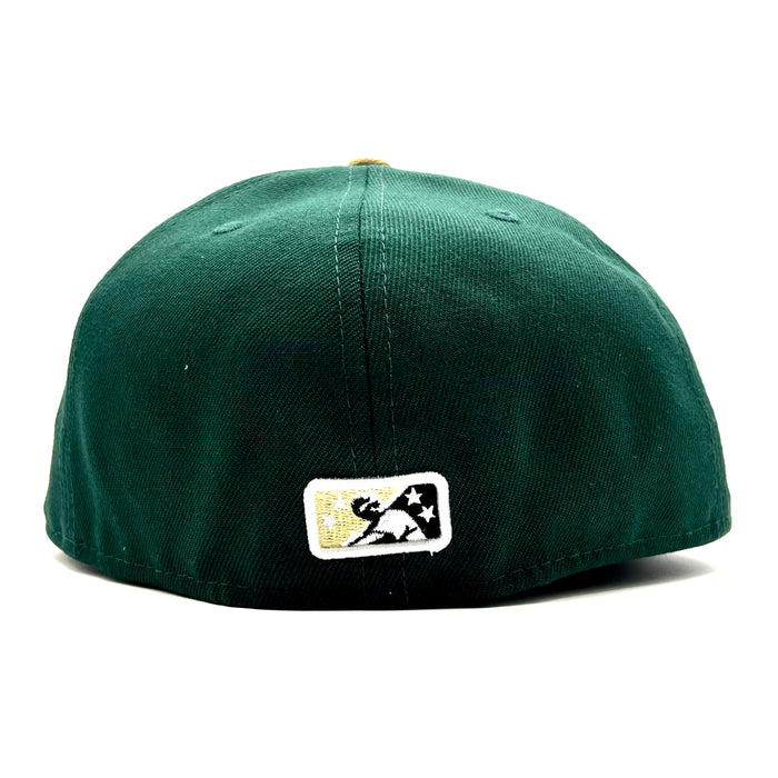 New Era Bisons 'Dark Green/ Black Corduroy'  Fitted Hat