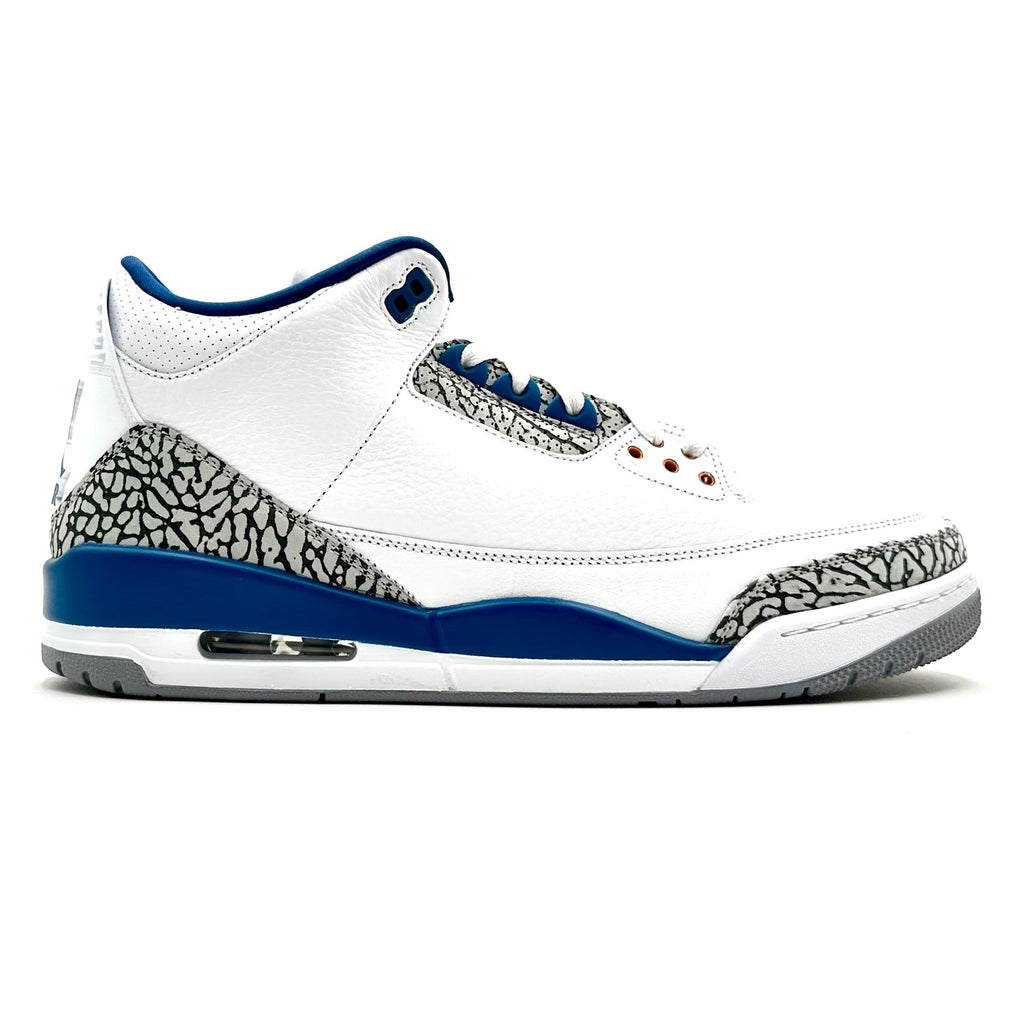 Air Jordan 3 Retro Wizards White True Blue - Authentic  display picture 2