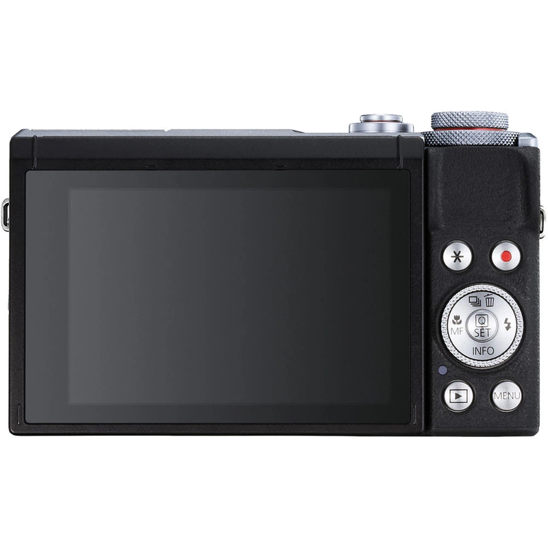 Rear view of Canon PowerShot G7 X Mark III screen and controls