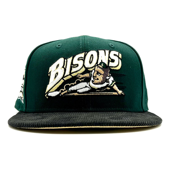 New Era Bisons 'Dark Green/ Black Corduroy'  Fitted Hat