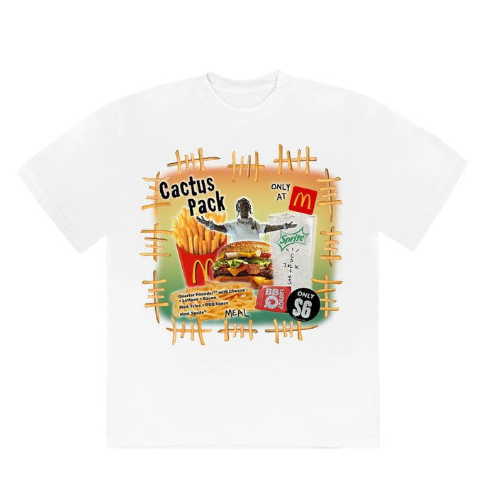 Travis Scott x McDonald's Cactus Pack Vintage Bootleg II T-shirt 'White'