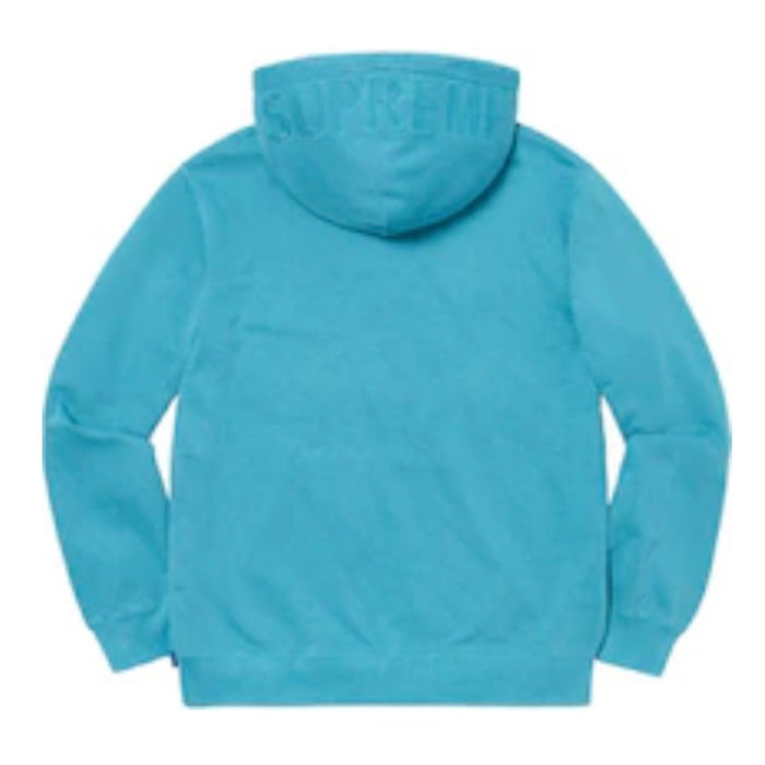 Supreme Overdyed Hooded Sweatshirt 'Bright Blue' — United Kicks