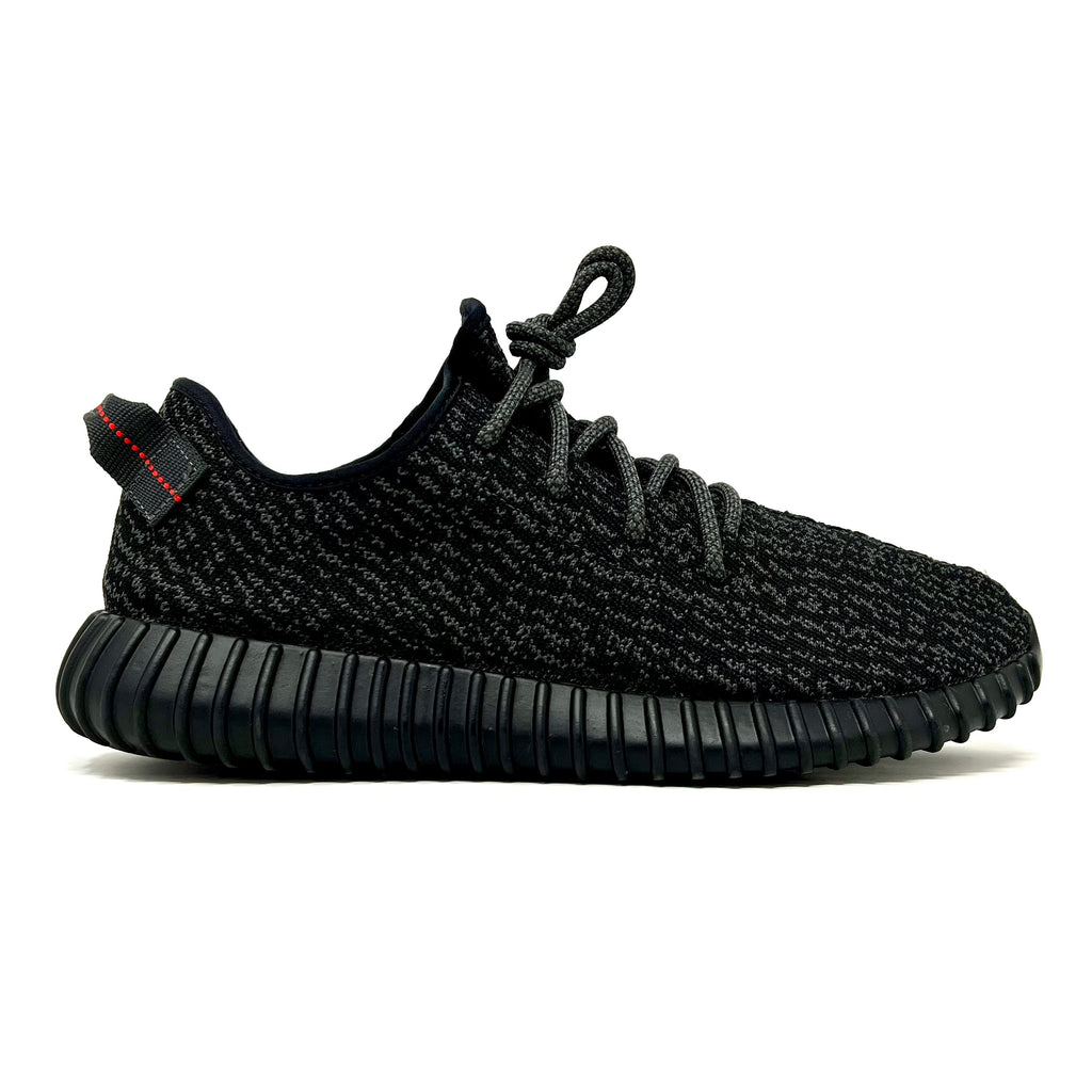 中古美品 adidas YEEZY BOOST 350 PIRATE BLACK Adidas Yeezy Boost 350 'Pirate Black' — United Kicks