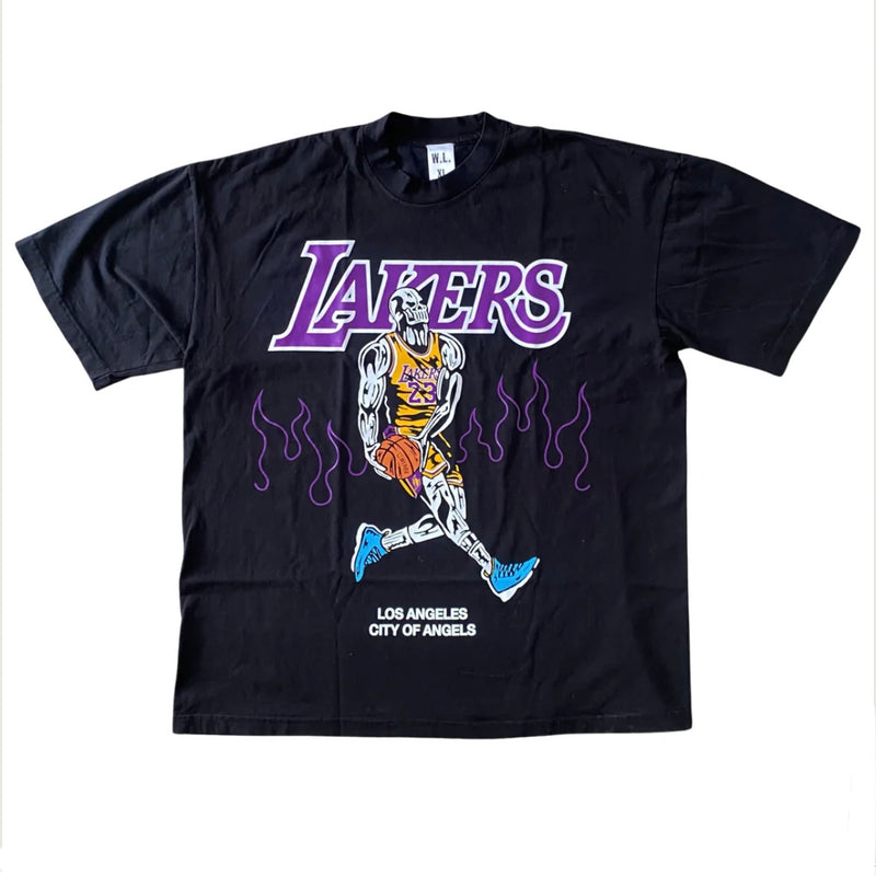 Camiseta Warren Lotas 'Lebron Flames'
