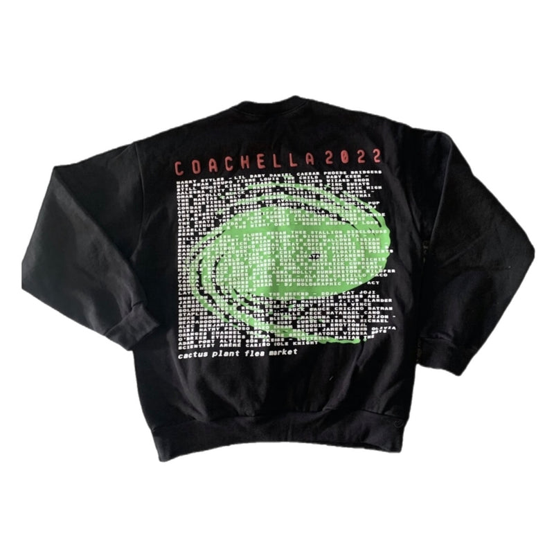 Cactus Plant Flea Market Coachella Weekend 2 Crewneck 'Black'