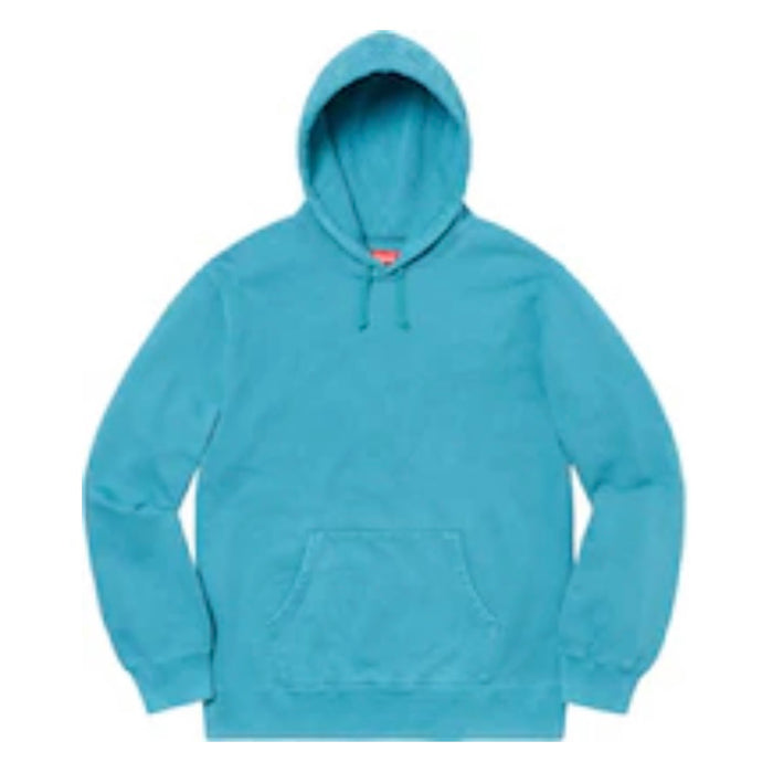 Supreme Overdyed Hooded Sweatshirt 'Bright Blue' — United Kicks