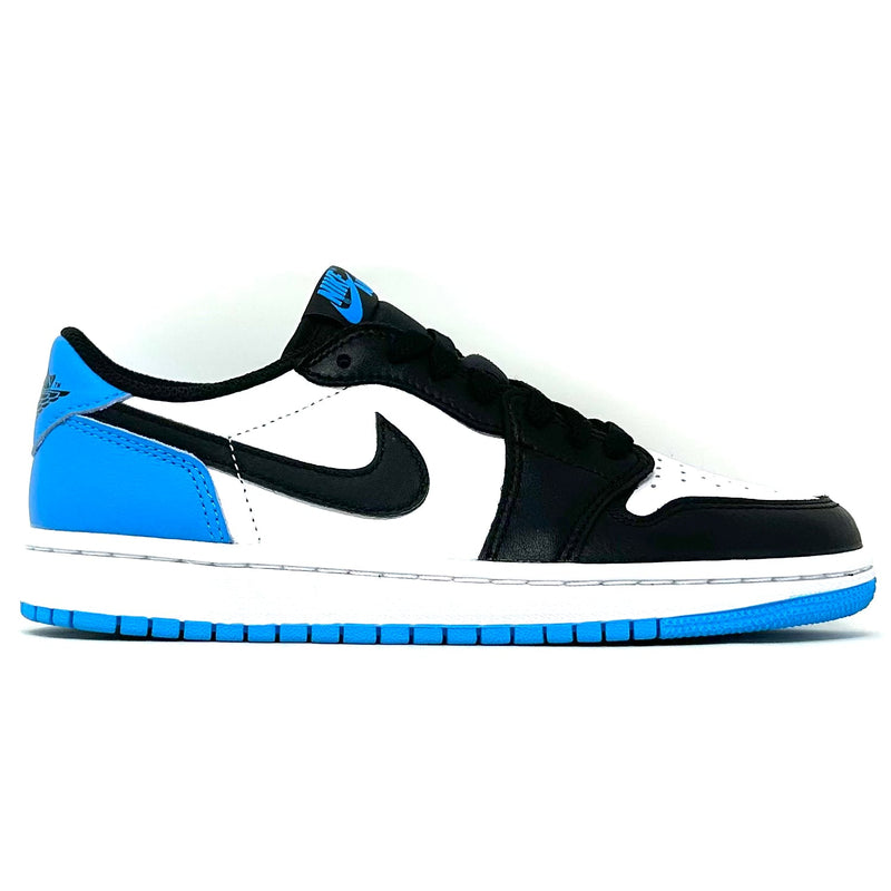 Jordan 1 Low Retro OG 'Black Dark Powder Blue'