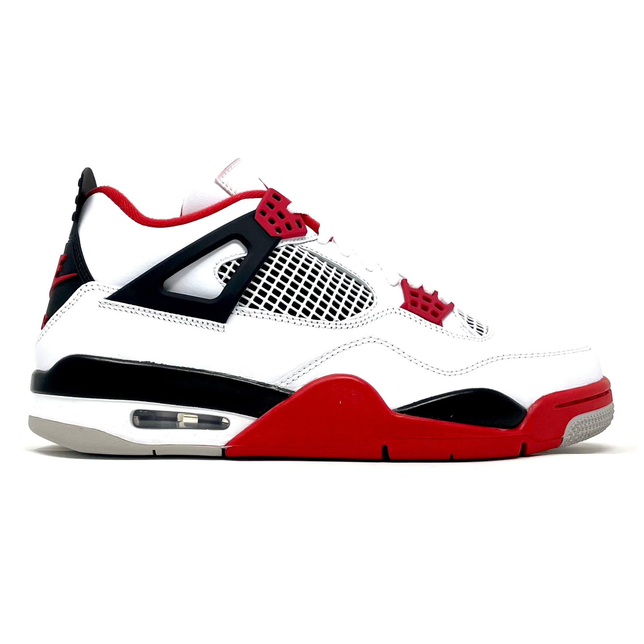 Air Jordan 4 Retro Fire Red (2020) - OG Nike Air Branding — United