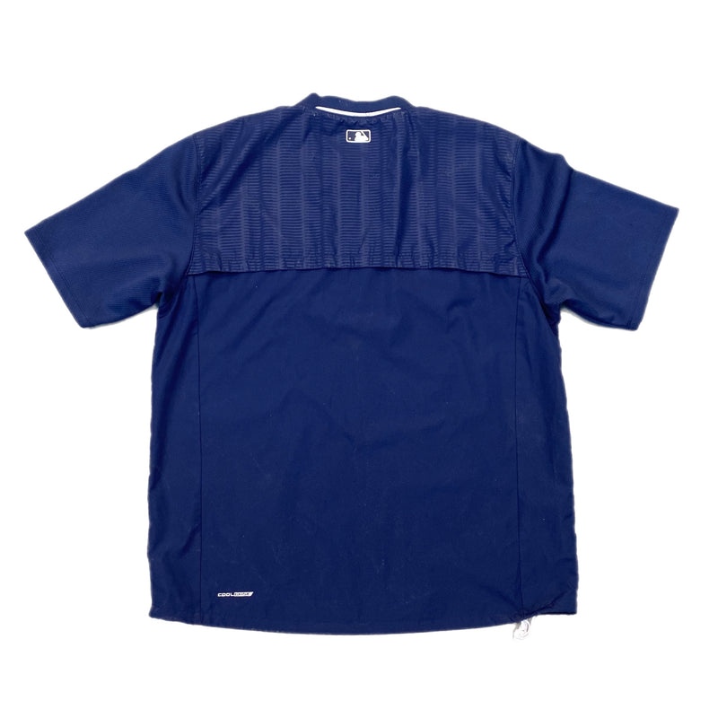 Detroit Tigers Authentic Majestic Pullover Baseball Jacket 'Navy' #52