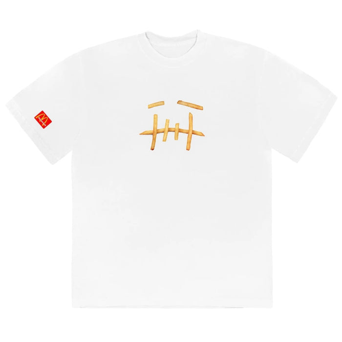 Travis Scott X McDonald's Fry T-Shirt 'White'