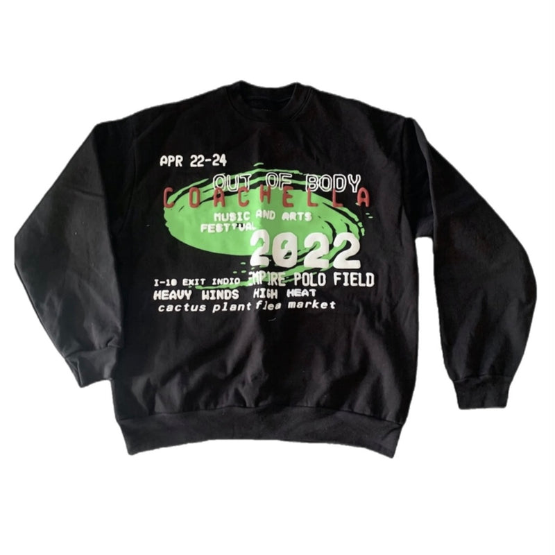 Cactus Plant Flea Market Coachella Weekend 2 Crewneck 'Black'