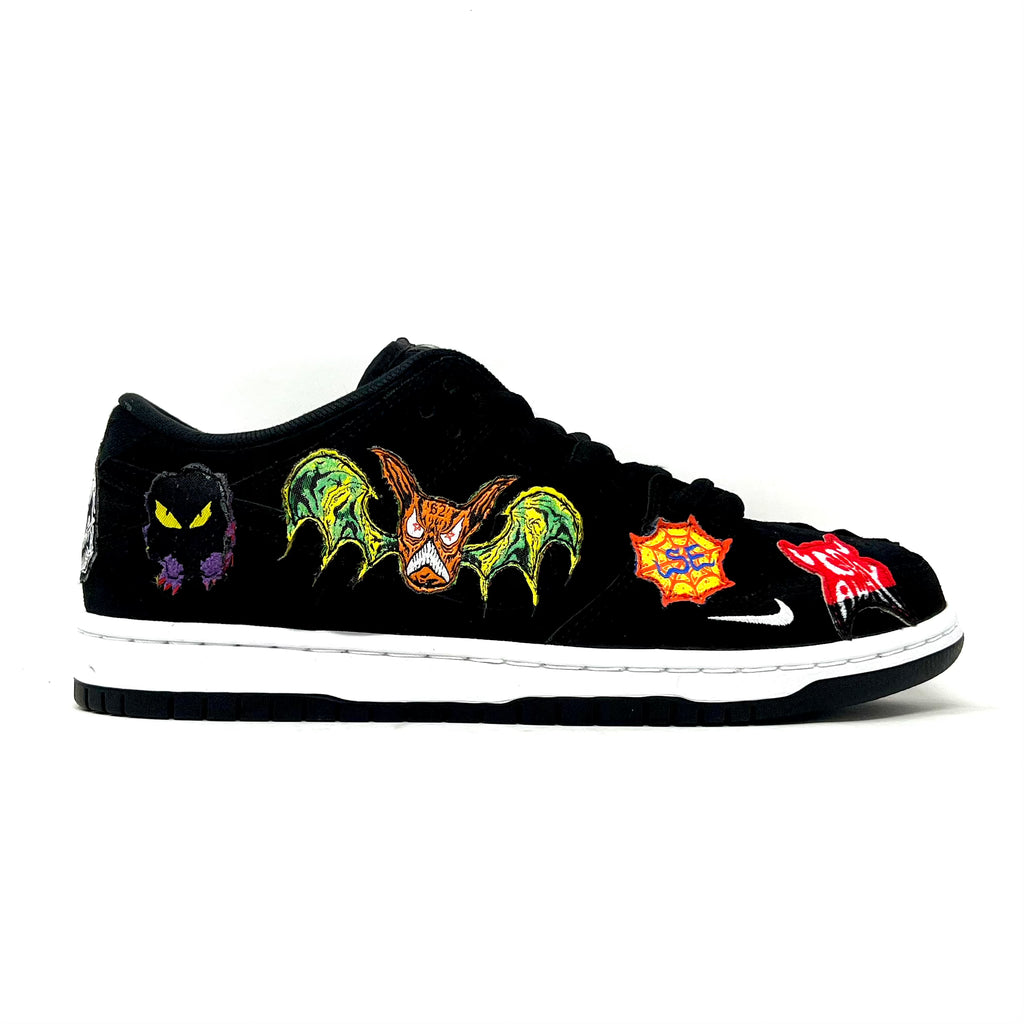 Nike SB Dunk Low Pro QS Neckface - Black/White-Multi Color