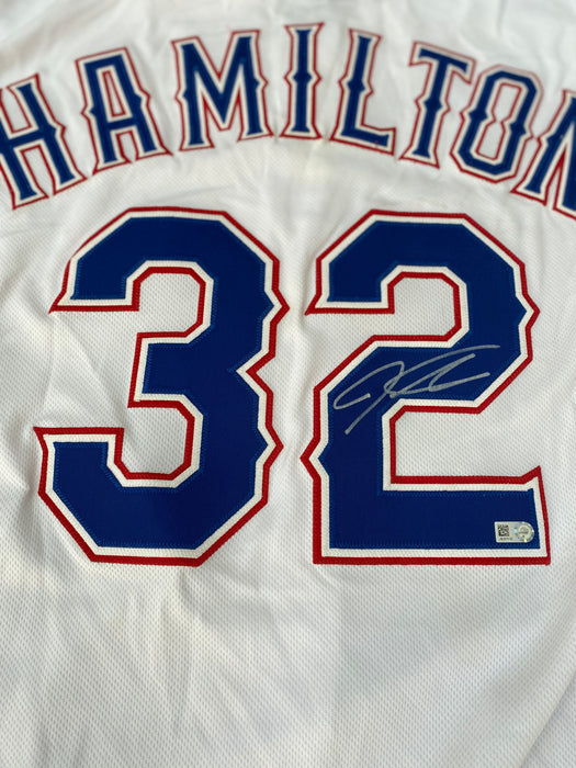 Texas rangers hamilton jersey on sale