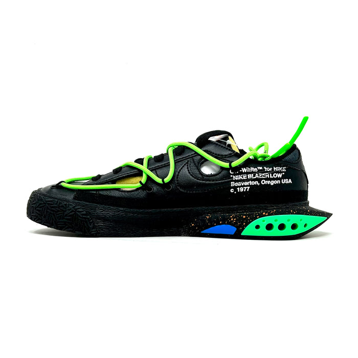 Blazer Low x Off-White™️ 'Black and Electro Green' (DH7863-001) Release  Date. Nike SNKRS